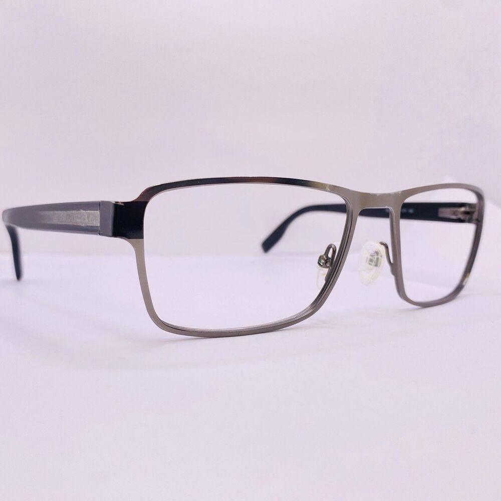 Hugo Boss Eyeglasses Frames BOSS 0594 5TY 54-17-140 Gradient Black Grey Italy